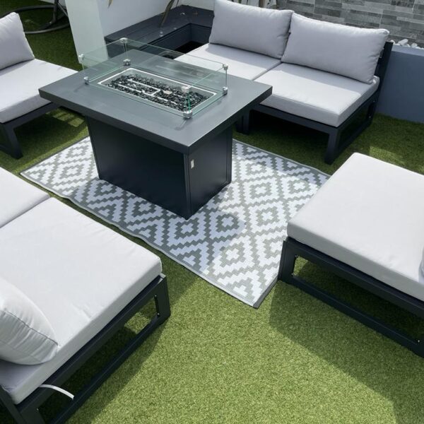 Miami 7 Piece Fire Pit Set